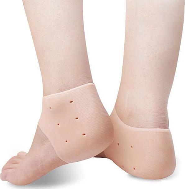 Bộ 3 đôi lót Silicon bảo vệ gót chân và chống nứt gót chân - Màu sắc ngẫu nhiên