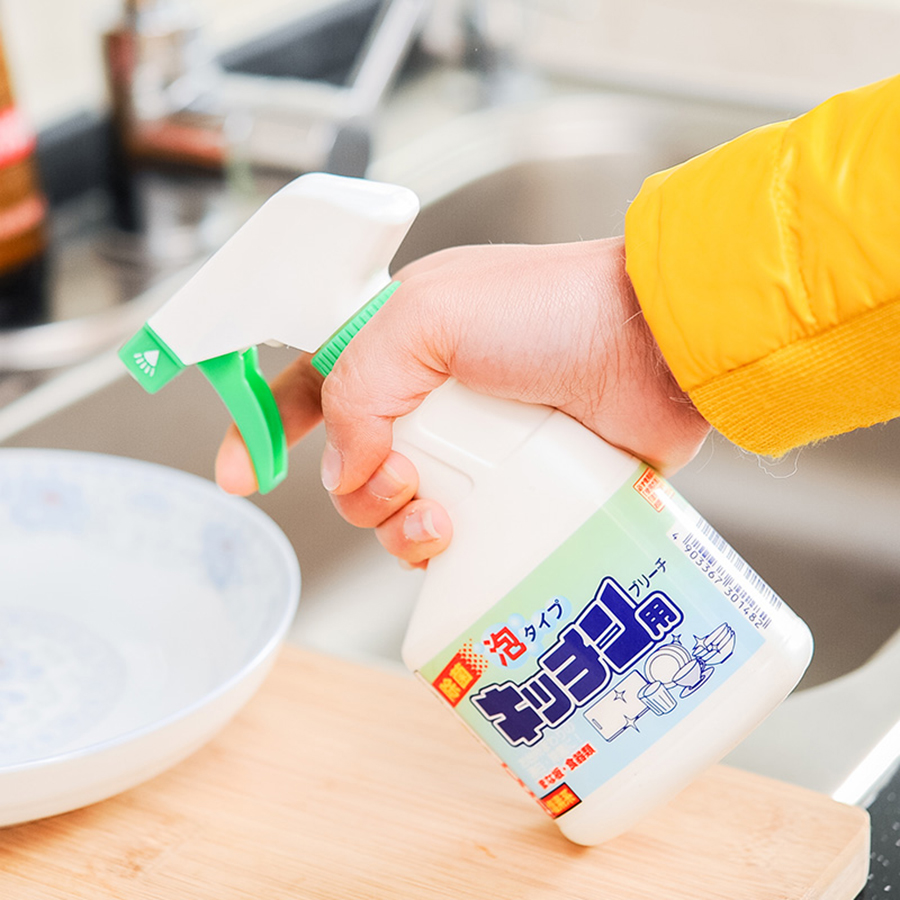 Combo Nước Rửa Chén Hương Chanh Rocket+ Chai Xịt Làm Sạch Đồ Dùng Nhà Bếp Hiệu Quả - Nội Địa Nhật Bản
