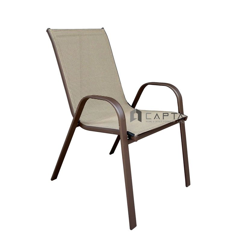 Ghế lưới sân vườn ngoài trời CC2033-T Nội thất Capta Ghế thư giãn ban công nhỏ gọn khung sắt sơn epoxy Outdoor chair