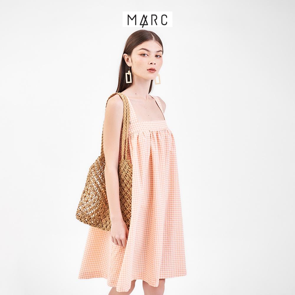 Đầm 2 dây nữ MARC FASHION form suông cài nút sau CBVH070522