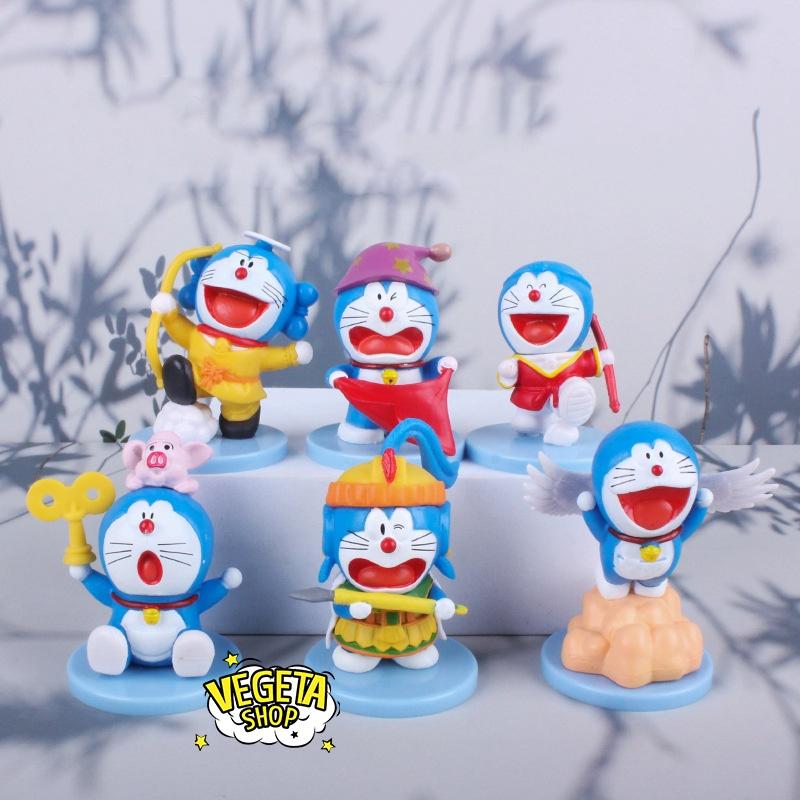 Mô hình Doraemon mô phỏng theo mẫu truyện dài phiên bản kỷ niệm 35 năm - Doraemon Doremon lạc vào xứ quỷ tây du ký 5~8cm