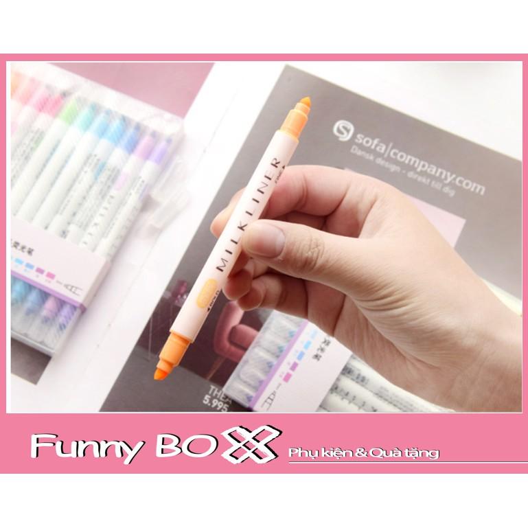 Bút dạ 2 đầu Milkliner
