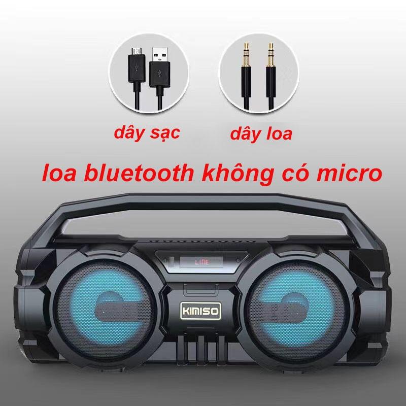 Loa Karaoke Bluetooth Kimiso Km-S1 Không Dây Loa Kép Âm Lượng Lớn Cao Cấp Kèm Micro Không Dây Dễ Dàng Mang Theo