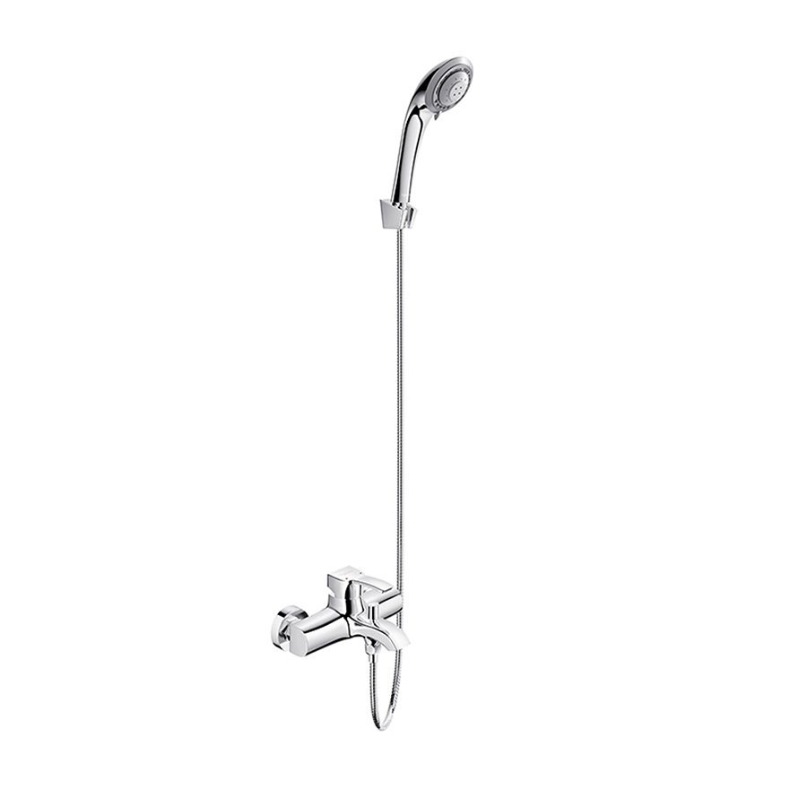Sen tắm dây nóng lạnh Viglacera VG511, chất liệu đồng nguyên chất, mạ crom - niken, van tay cầm gật gù - Hoa Sen Home - Hàng chính hãng