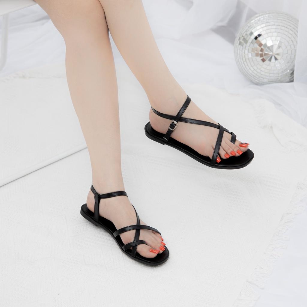 Giày Sandal Nữ thời trang MWC sandal đế bệt xỏ ngón siêu xinh NUSD- 2870