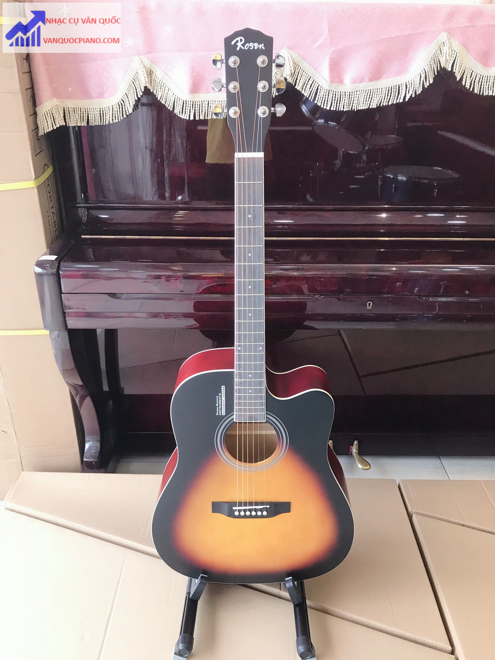 Đàn Guitar Acoustic Rosen R 135 + Tặng Kèm Bộ Phụ Kiện 6 Món