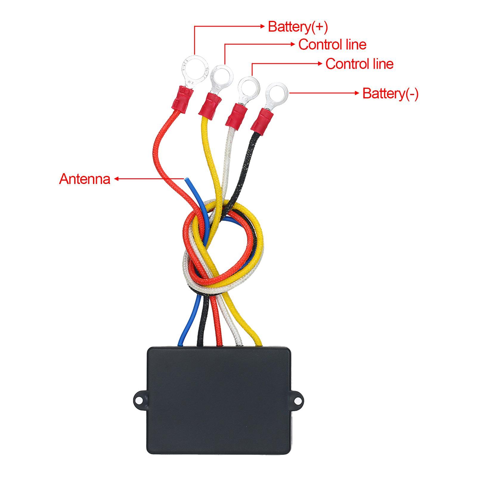 Remote Winch Control Kit 50ft 12V Smart Control Switch Set for SUV Truck UTV