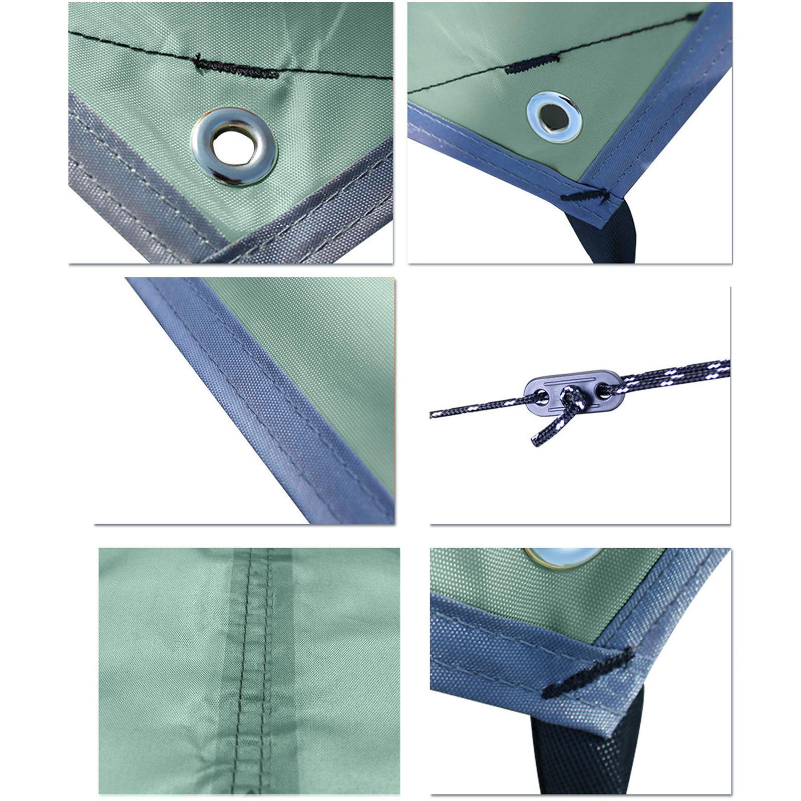 Tent Tarp with Nails ,Picnic Mat Camping Tarp Tent Hammock Tarp, Waterproof Camping tarp Tent Rain Fly Picnic Mat Survival Shelter Sunshade