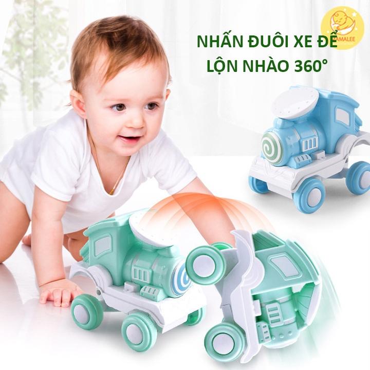 Đồ Chơi Xe Ô Tô Nhào Lộn 360 Độ Chạy Đà - Phát Triển Kỹ Năng Cho Bé