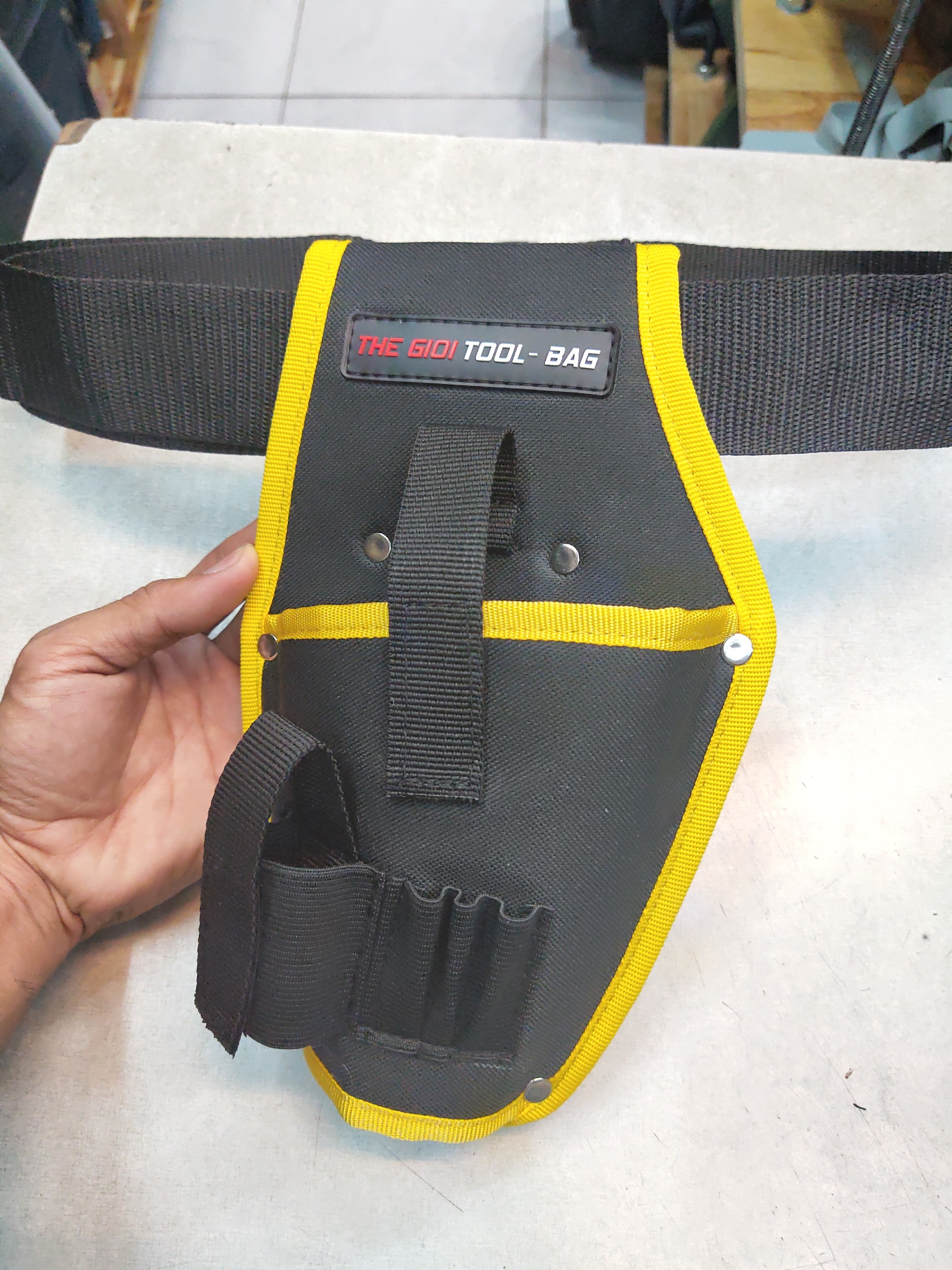 Túi đựng máy khoan pin đeo hông TGTB-Y2 Yellow cao cấp