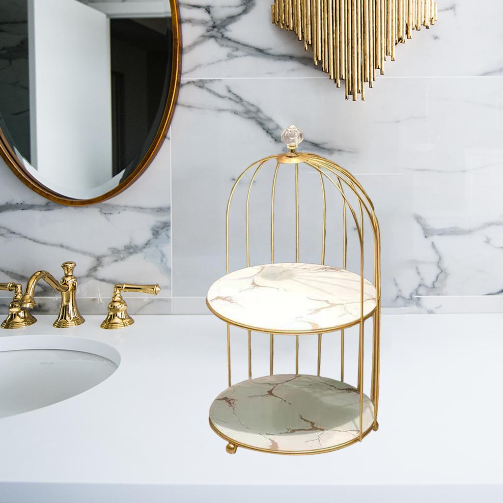 2x Perfume Rack Organizer Cake Cupcakes Serving Makeup Shelf