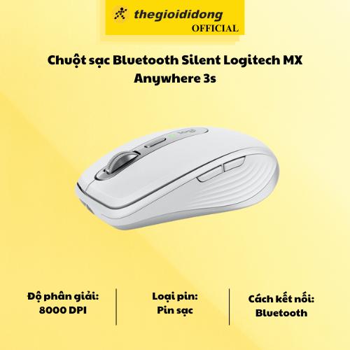 Chuột sạc Bluetooth Silent Logitech MX Anywhere 3s - Hàng chính hãng