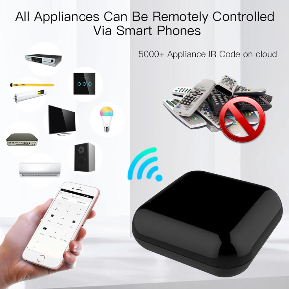 WIFI IR RF Remote Universal Controller Voice Control Intelligent Home Life All-in-One Remote Compatible with Tuya Alexa