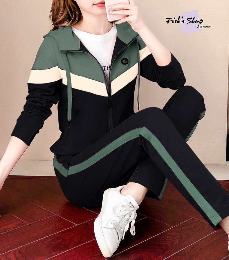 Bộ thể thao nữ dài tay FSO02500499