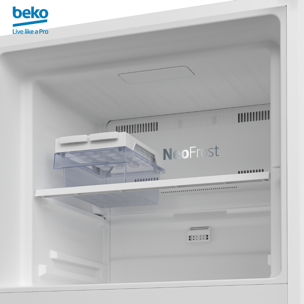 Tủ Lạnh 2 Cửa Ngăn Đá Trên BEKO Dung Tích 375 Lít, Ngăn Đông Mềm -3°C Giữ Thực Phẩm Tươi Lâu - RDNT401E50VZHFSGB - Hàng Chính Hãng