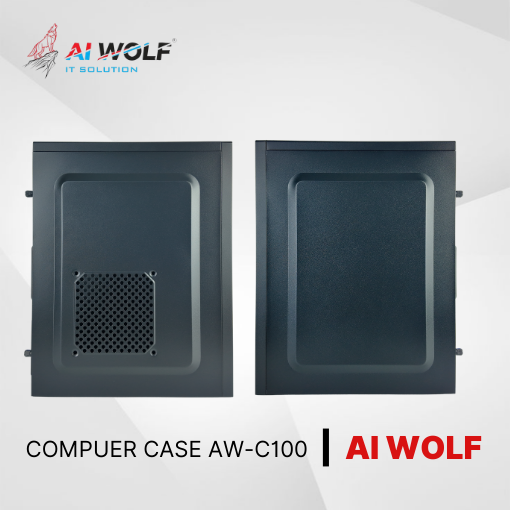 Vỏ Máy Tính Case Văn Phòng AIWOLF AW-C100 Black – Hàng Chính Hãng