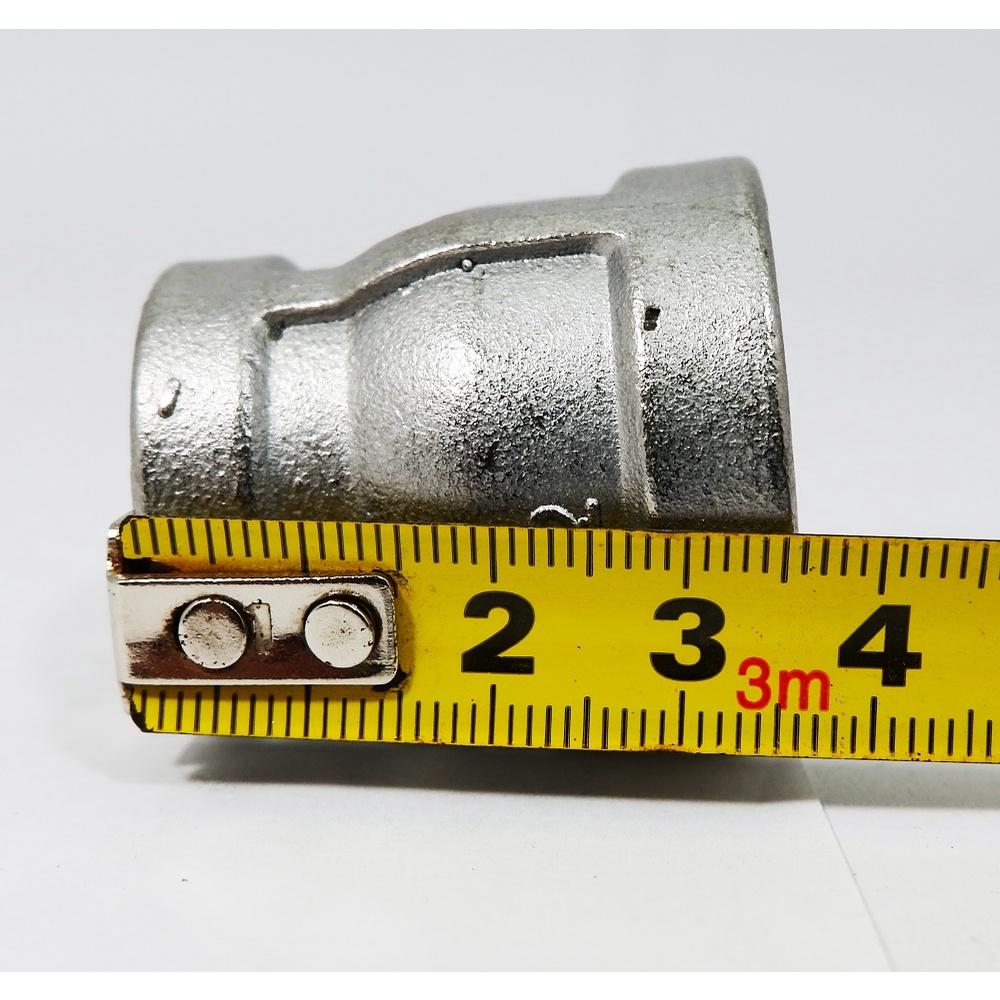 Côn thu 27/21 inox đúc dn20 về dn15