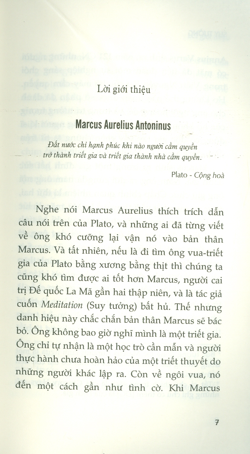Suy Tưởng - Marcus Aurelius Antoninus (Tái bản năm 2024)