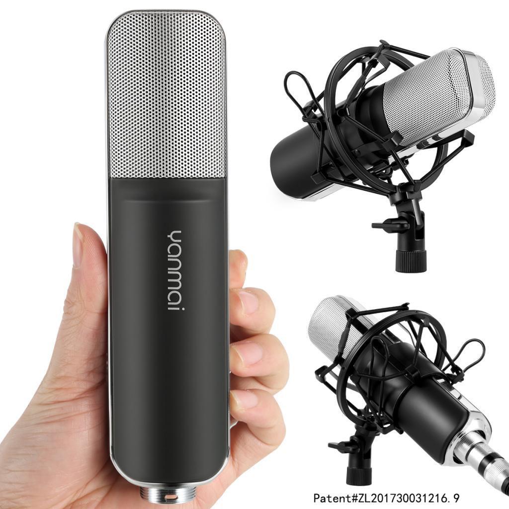 Professional Condenser Studio Broadcast & Recording Microphone +Shock Mount