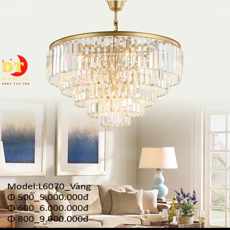 Đèn chùm căn hộ chung cư,bàn ăn phòng khách HTLQ