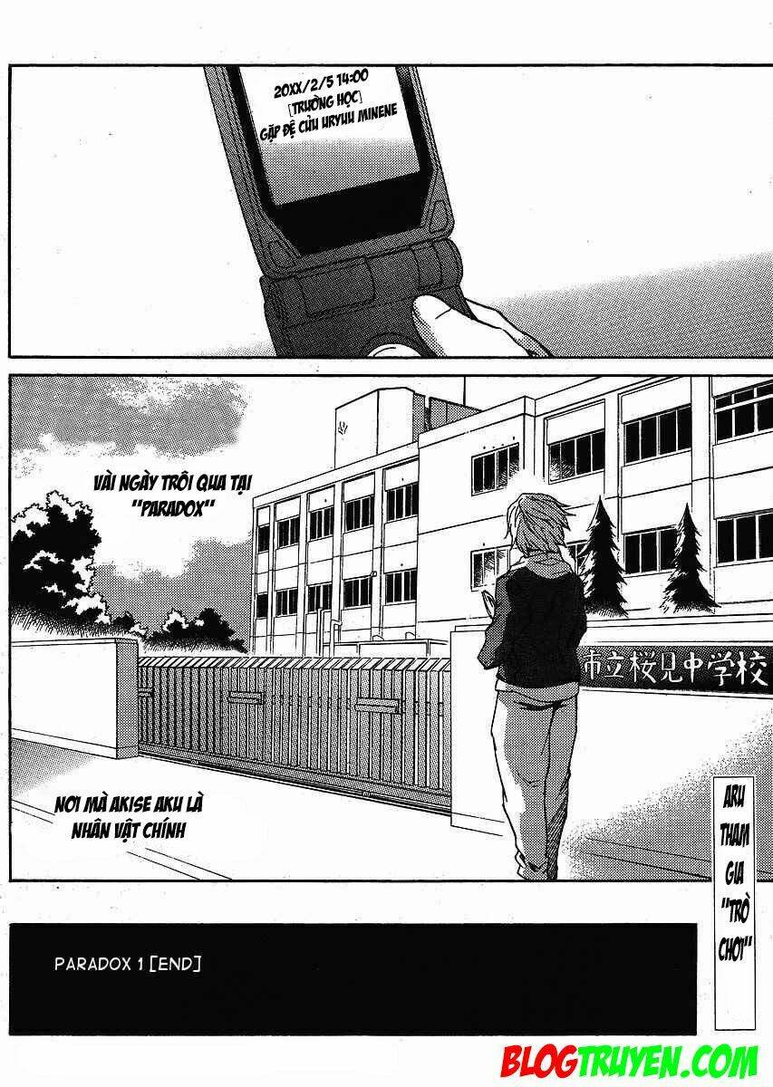 nhật kí tương lai ngoại truyện: paradox chapter 1 36