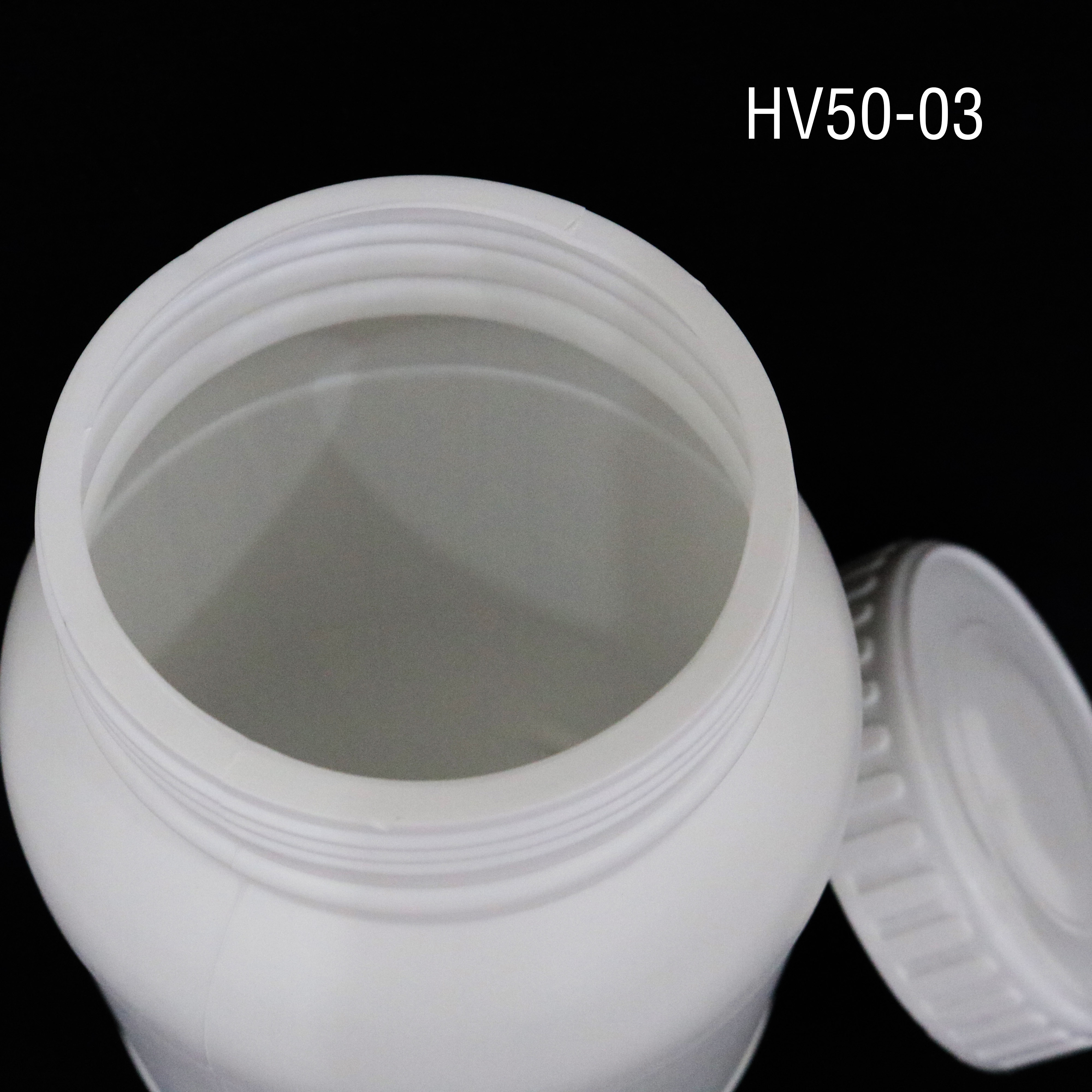 Hủ Nhựa Trắng Nắp Vặn 500g và 1Kg Thân Bo Tròn Đựng Bột Hoặc Viên Nang - HV50-03 và HV100-03
