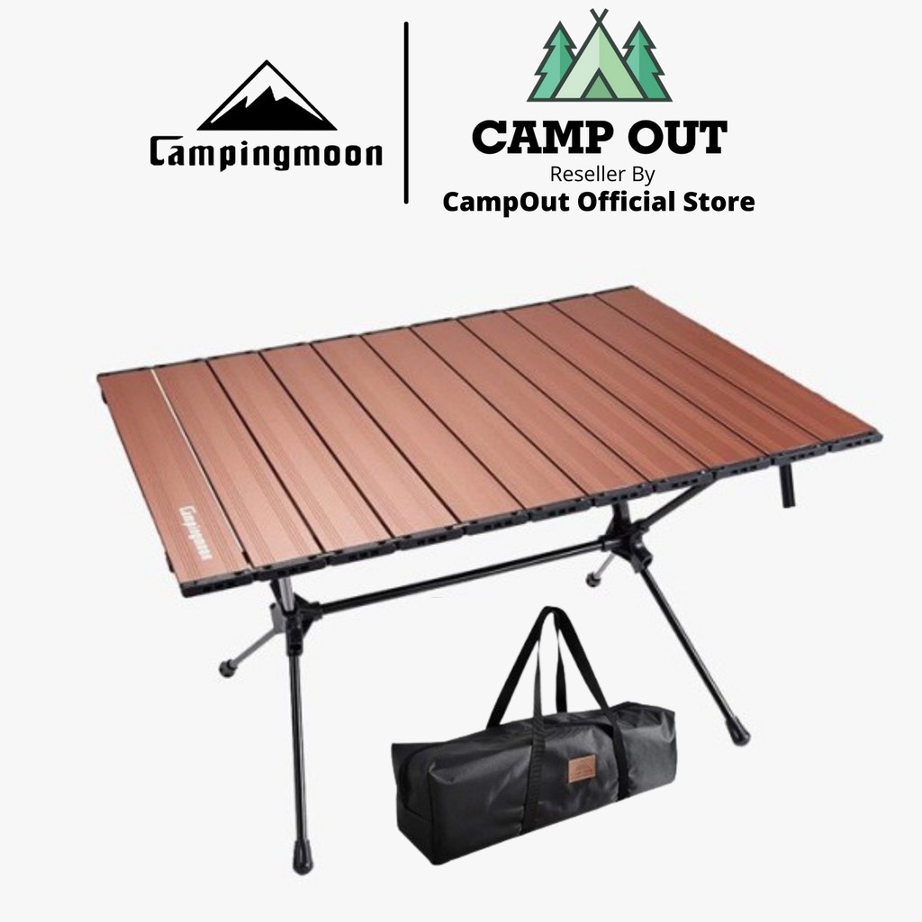 Bàn cắm trại dã ngoại Campingmoon T-520 du lịch dã ngoại nhôm xếp gấp gọn cứng cáp chắc chắn A211