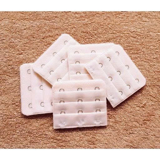 COMBO 2 Móc nối thun phụ kiện cho áo ngực bản nhỏ 3 móc