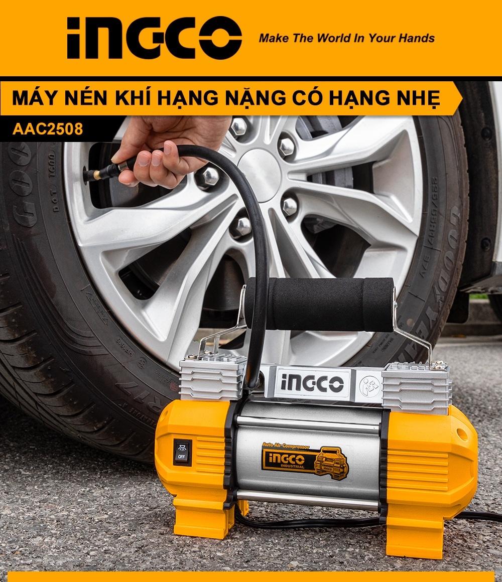 DỤNG CỤ KIỂM TRA LỐP XE Ô TÔ 18A/120PSI INGCO AAC2508 - HÀNG CHÍNH HÃNG