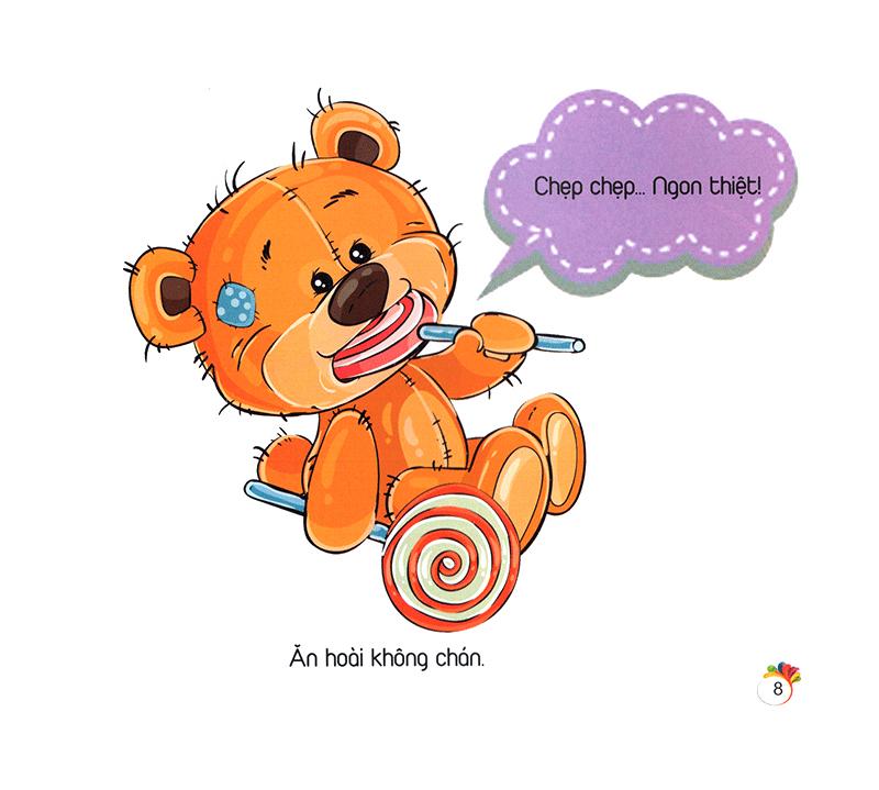 Sách Gấu Bông Teddy - Tập 3: Teddy Thích Ăn Kẹo