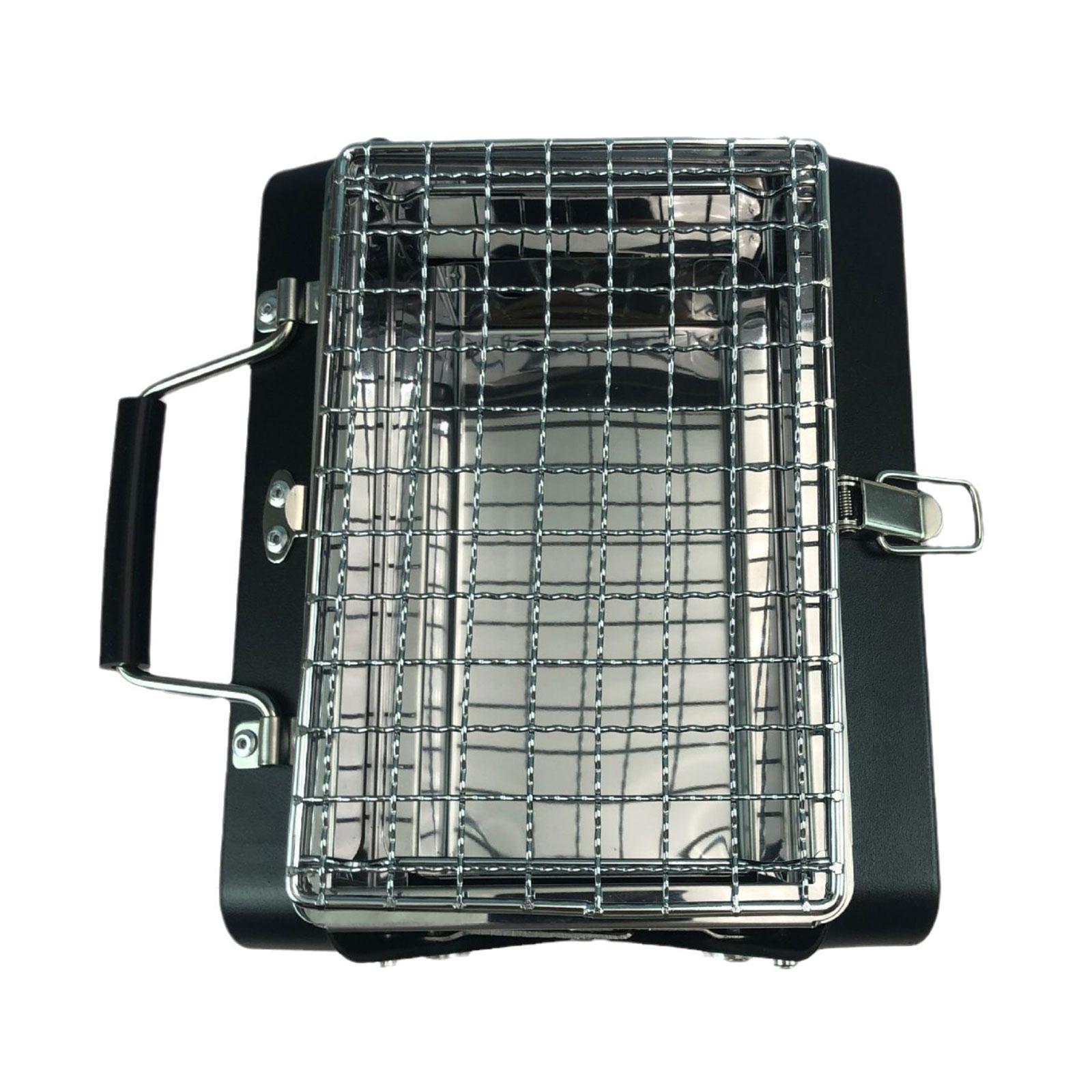 Portable Grill Foldable Stainless Steel Camping Grill Barbecue Grill for Travel, Campfire , Home