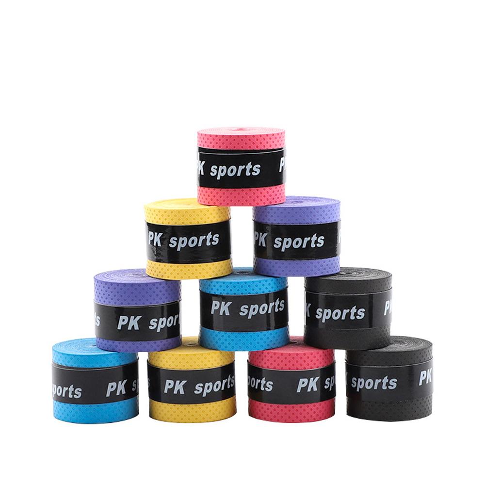4/6PCS tennis Tape Tay lái xe đạp tay cầm chống trượt Bánh cầu baes Color: 6pcs Red