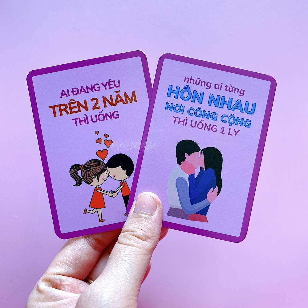 Bộ Bài HUỆ 70 Lá dày dặn Drinking Game Trò chơi trên bàn nhậu, gắn kết bạn bè