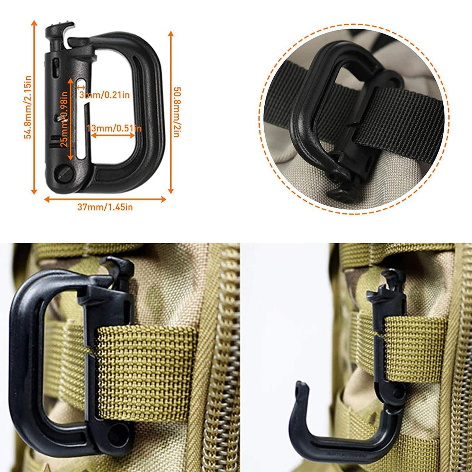 Molle Accessories  Attachments D Rings Purse Waist Bag Pouch for Camping