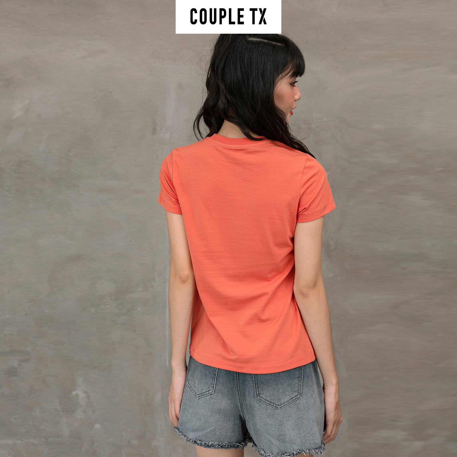 Áo thun Nam Nữ Thêu Typo Paradise Couple TX TS 139