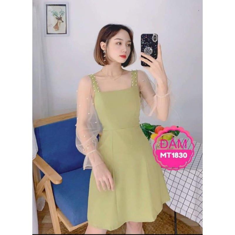 Đầm Nữ Dáng Xòe Cao Cấp Cực Xinh Ảnh Thật