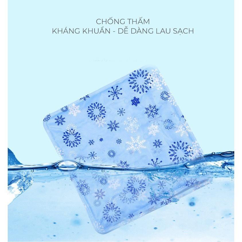 Thảm mát cho thú cưng – Đệm gel lạnh chống nóng cho chó mèo dễ làm sạch