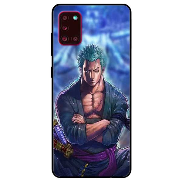 Ốp lưng dành cho Samsung A31 mẫu Zoro Nền Xanh