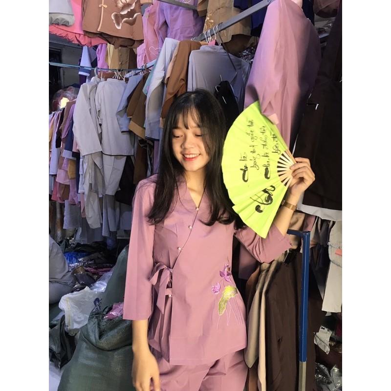 Đồ Lam Đi Chùa #Pháp Phục Phật Giáo#xéo nhật nơ