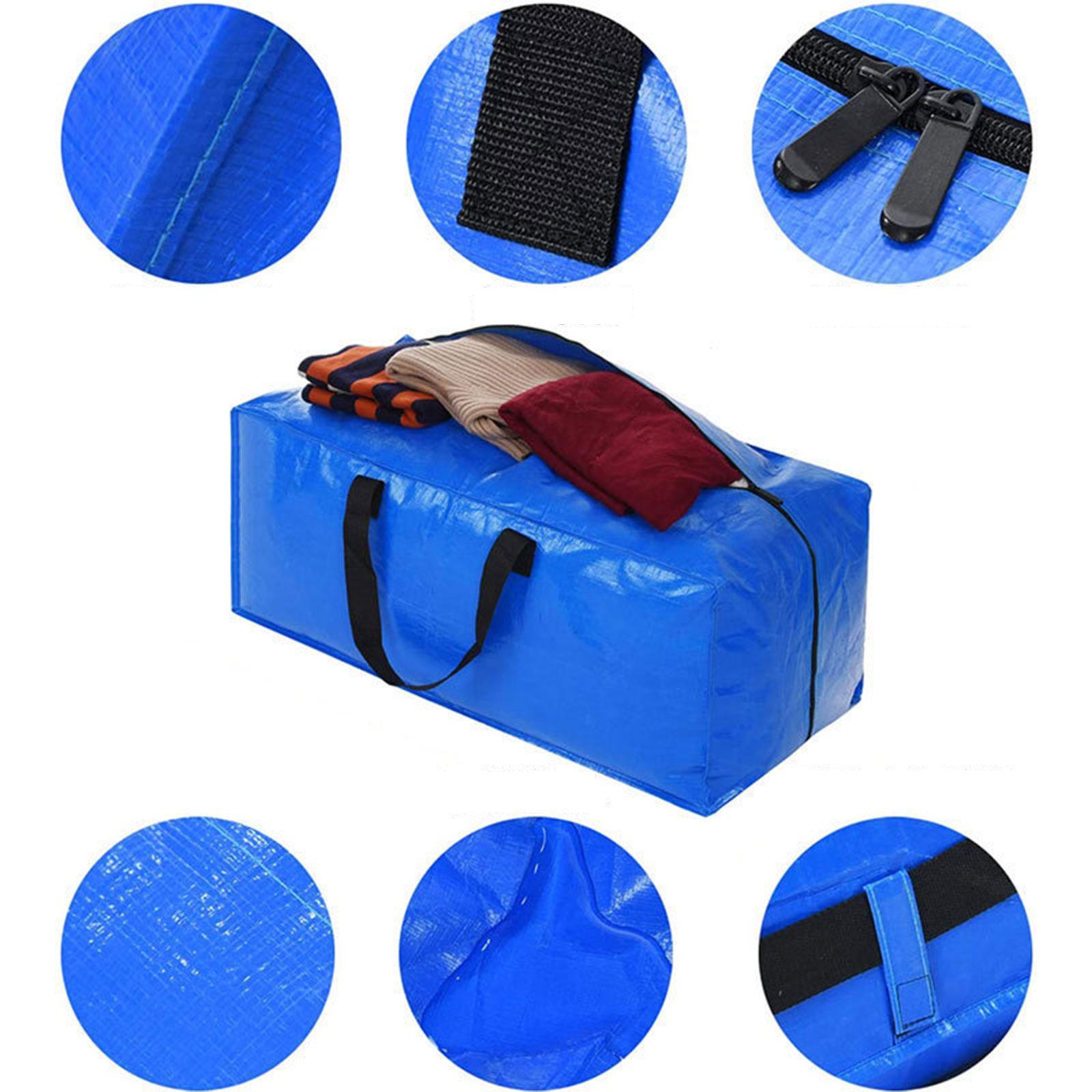 Heavy Duty Large Moving Bags Reusable Laundry Bag for Bedroom Garage Clothes