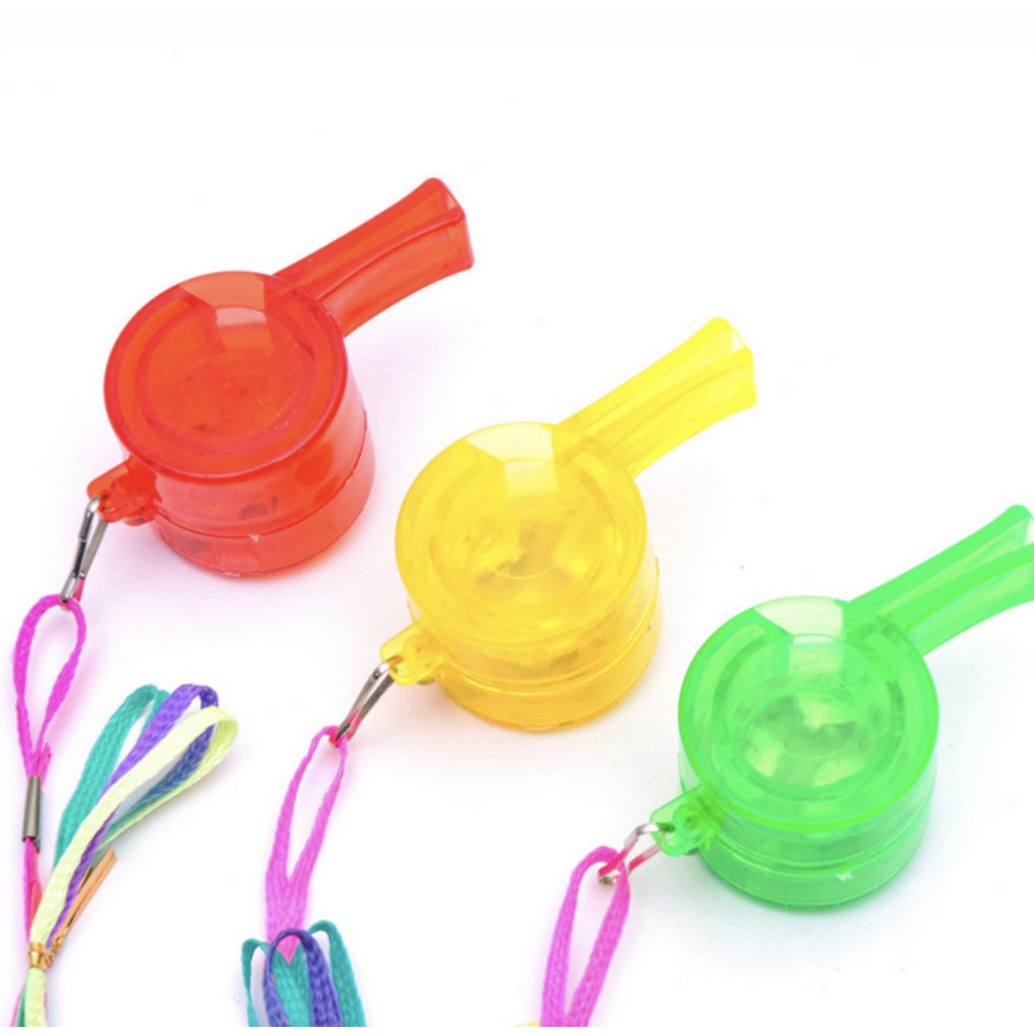Còi nhựa đèn LED đẹp độc đáo - Có 3 chế đồ nhấp nháy - Màu ngẫu nhiên
