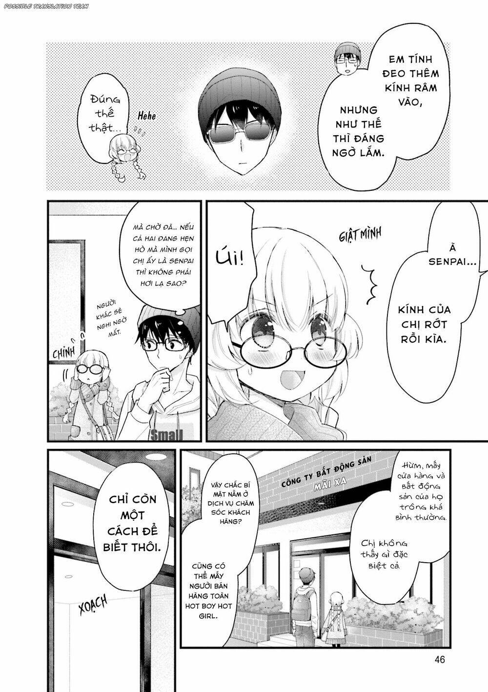 senpai kiêm bạn gái nhỏ nhắn của tôi rất dễ thương chapter 4 6