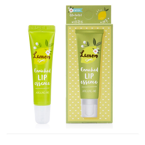 DƯỠNG MÔI THẢO DƯỢC CHANH WELCOS AROUND ME ENRICHED LIP ESSENCE LEMON 8.7g