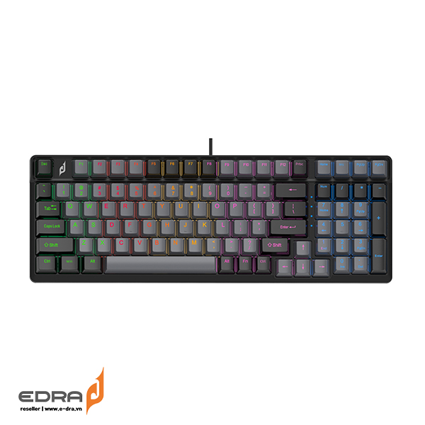 Bàn phím cơ quang EDRA EK398X - Hàng chính hãng