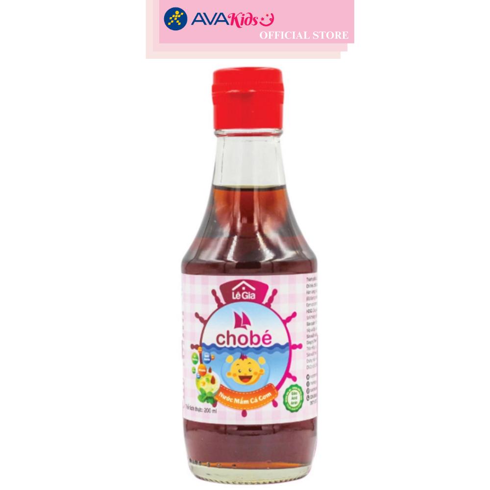Nước mắm Lê Gia ăn dặm cho bé 35°N chai 200 ml (từ 6 tháng)