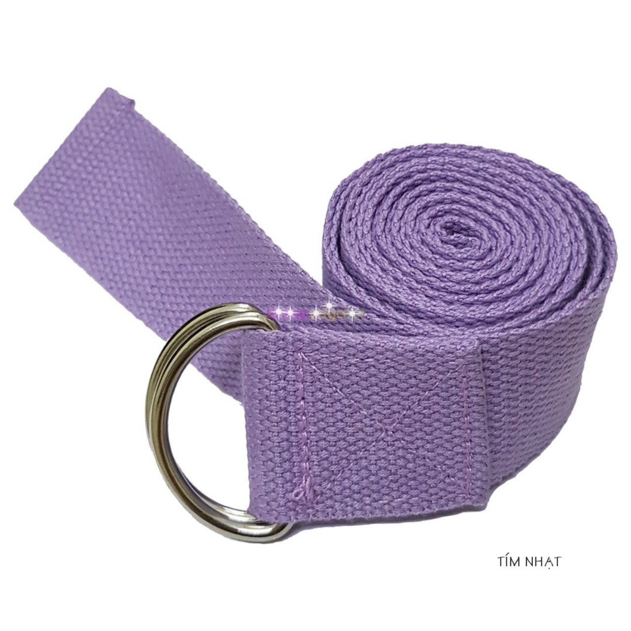 Dây Tập Yoga, Sợi Cotton Cao Cấp, Bền Đẹp, Nhiều Màu Sắc, Dài 1m8, Dây Hỗ Trợ Động Tác Uốn Dẻo, Mở Vai