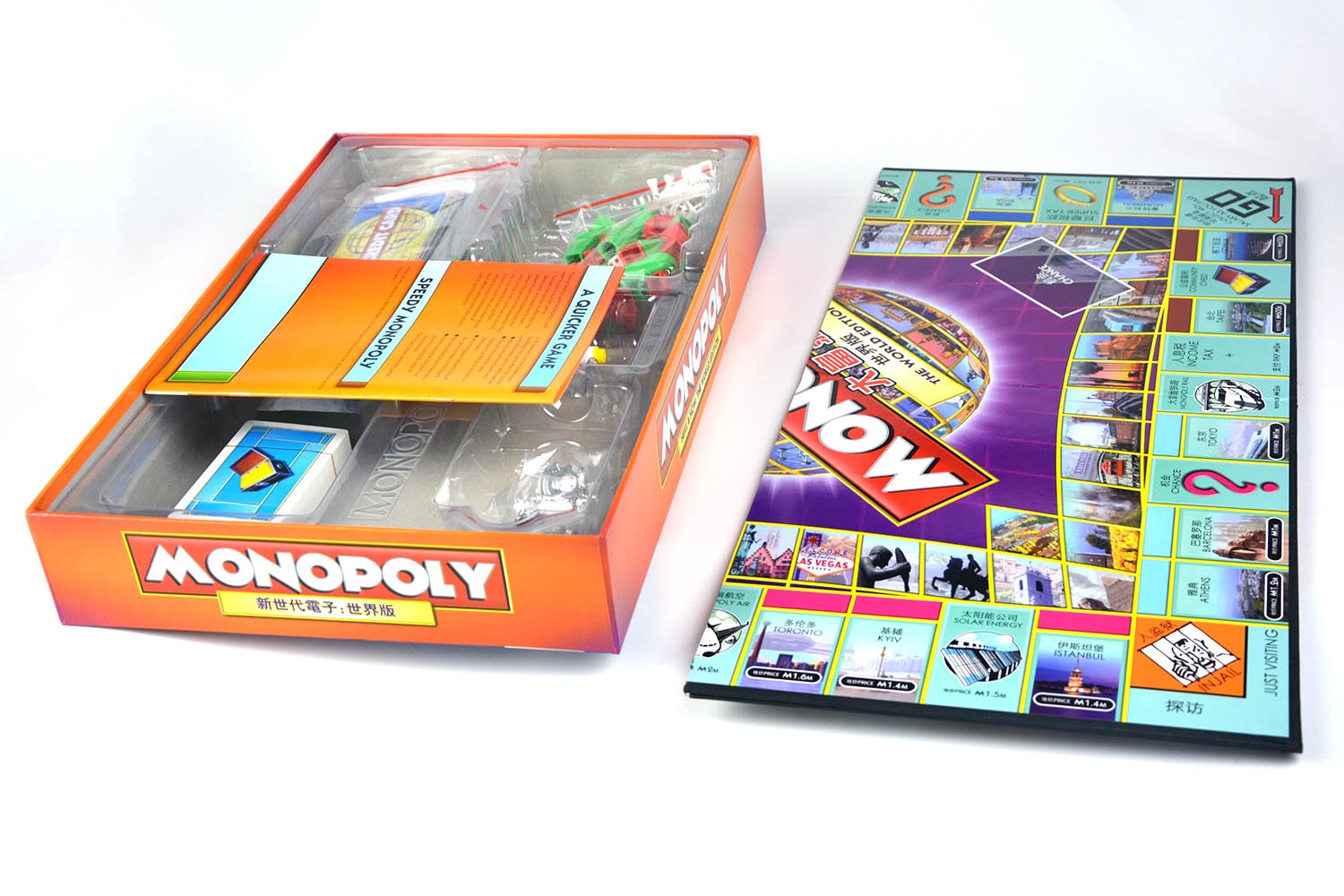 Cờ tỷ phú Monopoly Ultimate Banking , Monopoly Here &amp; Now The World Edition