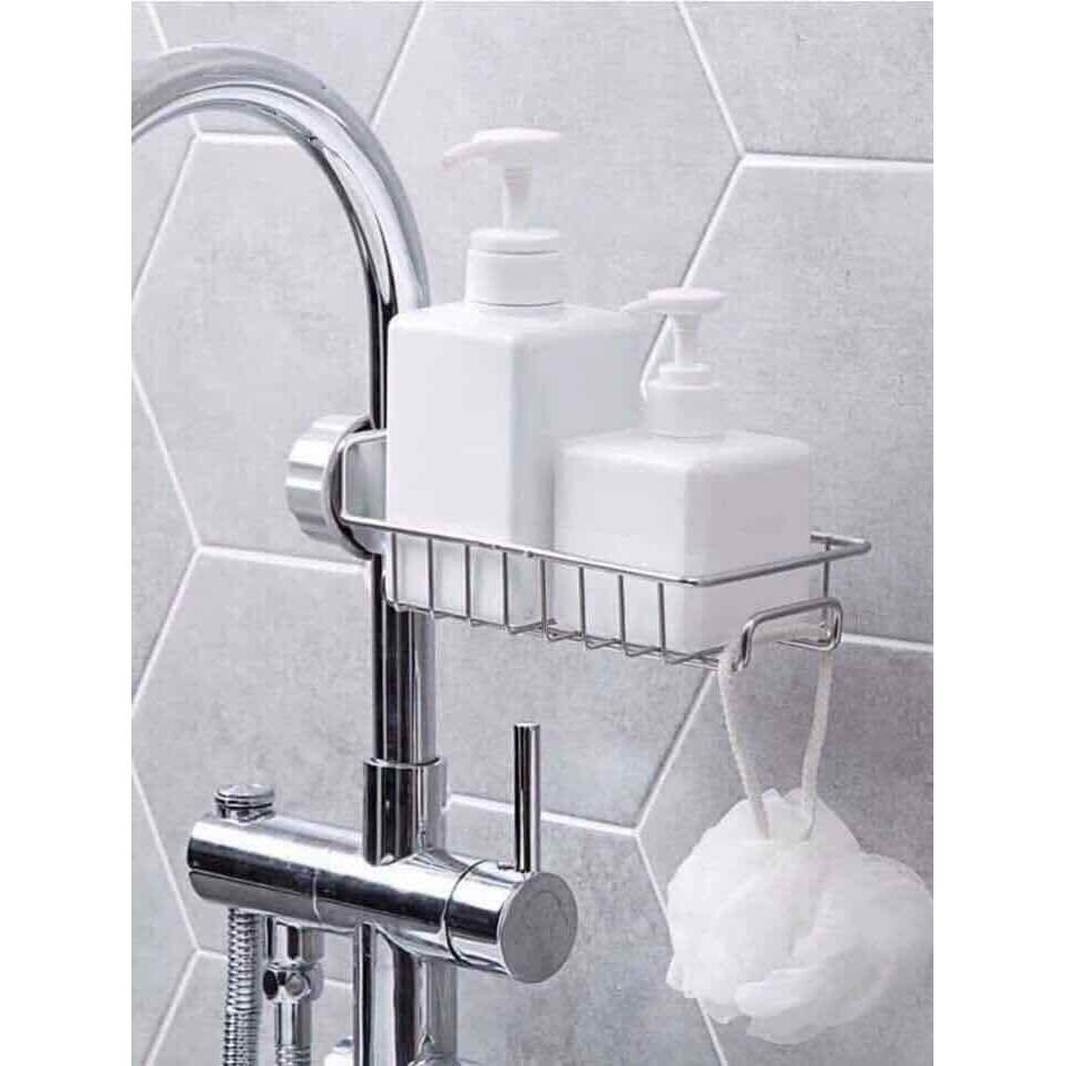 GIÁ ĐỂ MIẾNG RỬA CHÉN BẰNG INOX KHÔNG GỈ