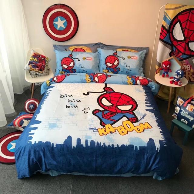 Set Cotton 3D Disney Hàng Nhập Khẩu Cao Cấp 4 Món Siêu Dễ Thương Người Nhện Mẫu 2