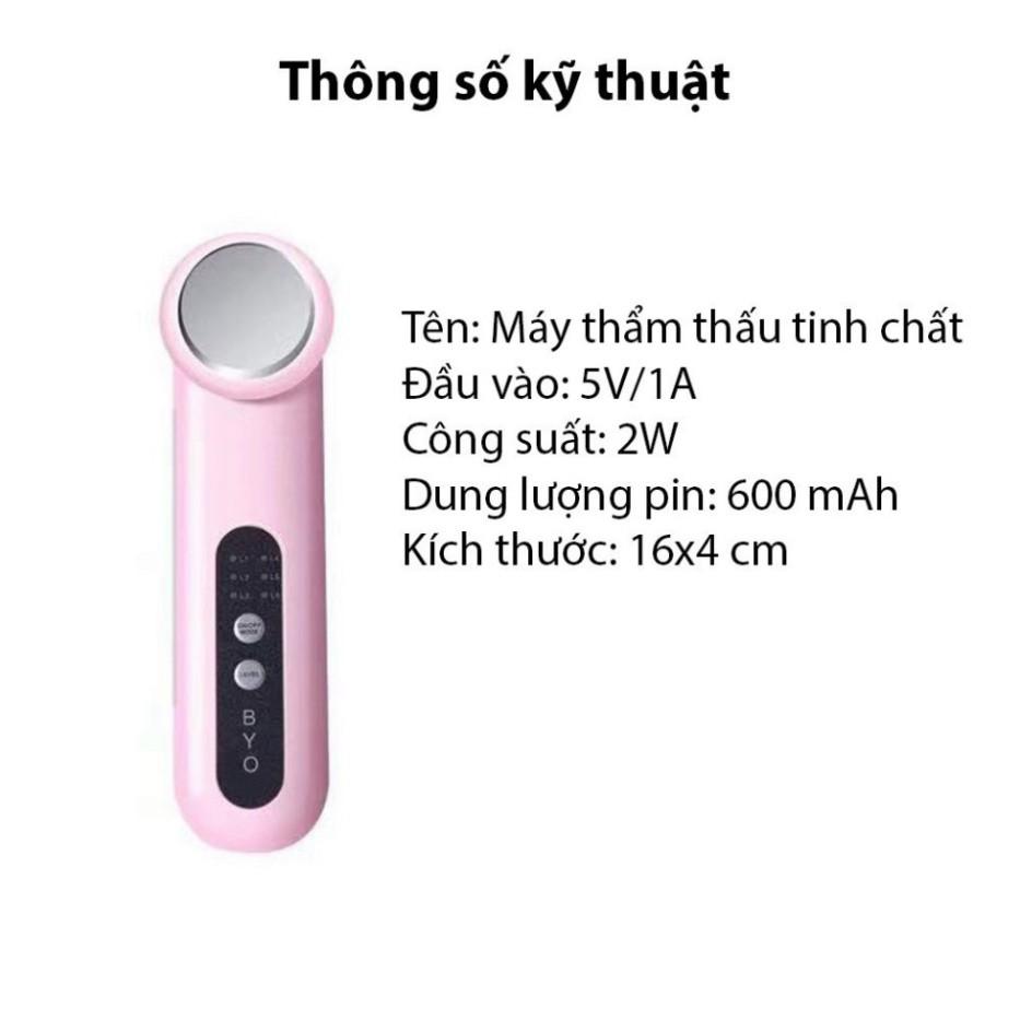 Máy Di Mặt Đẩy Tinh Chất Dưỡng Da Ion